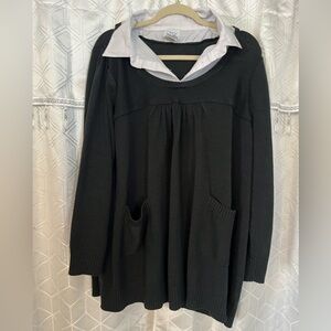 Only Necessities Black and White Top